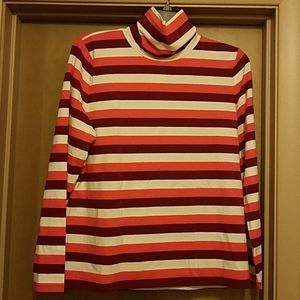 Talbots striped never worn turtleneck.
